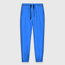 Мужские брюки Однотонный неоновый синий цвет