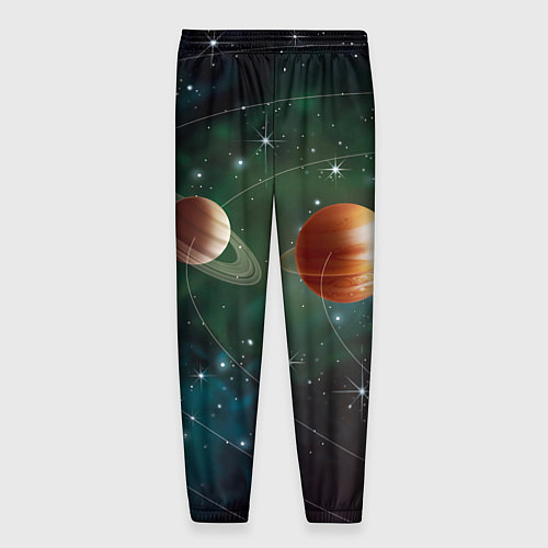 Мужские брюки Планетная система / 3D-принт – фото 2