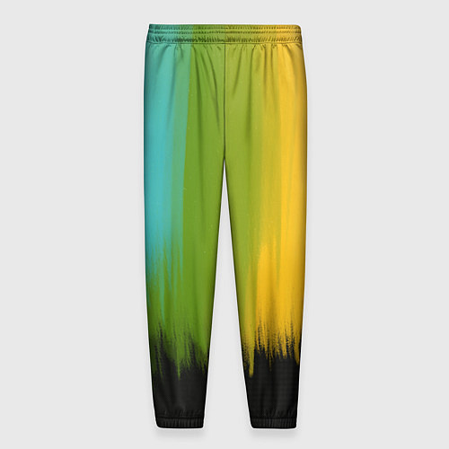 Мужские брюки Летняя радуга / 3D-принт – фото 2