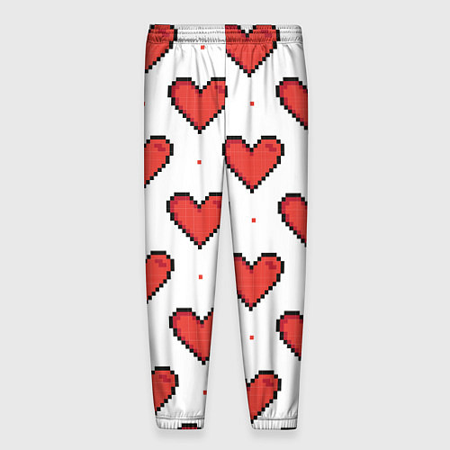 Мужские брюки Pixel heart / 3D-принт – фото 2