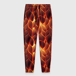 Мужские брюки Огненная мозаичная текстура