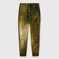 Мужские брюки Золотистый туман и краски