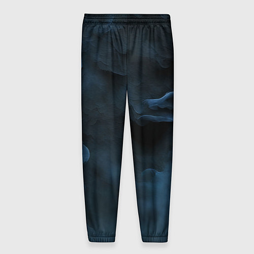 Мужские брюки Синий туман текстура от нейросети / 3D-принт – фото 2