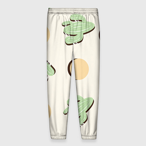 Мужские брюки Пустынный кактус / 3D-принт – фото 2