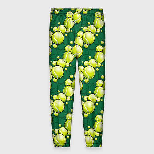 Мужские брюки Большой теннис - мячики / 3D-принт – фото 2