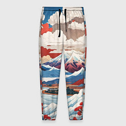 Мужские брюки Пейзаж в Японском стиле
