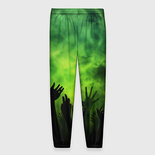 Мужские брюки Зомби вечеринка / 3D-принт – фото 2