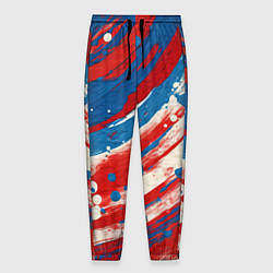 Мужские брюки Краски в цветах флага РФ