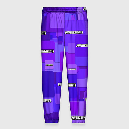 Мужские брюки Minecraft pattern logo / 3D-принт – фото 2