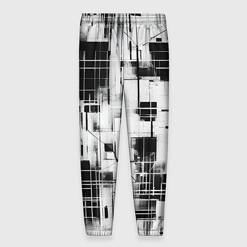 Мужские брюки Кибер Сетка гранж / 3D-принт – фото 2