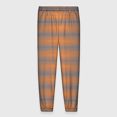 Мужские брюки Полосатый закат градиент / 3D-принт – фото 2