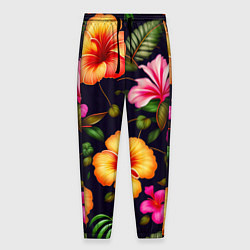 Мужские брюки Гавайские цветы узор