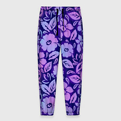 Мужские брюки Фиолетовые цветочки