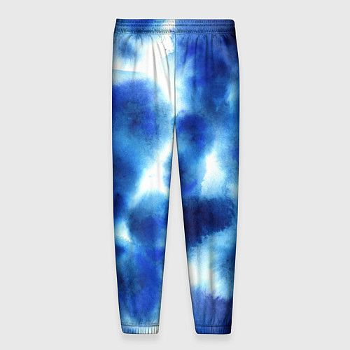 Мужские брюки Акварельные абстрактные пятна напоминающие космос / 3D-принт – фото 2