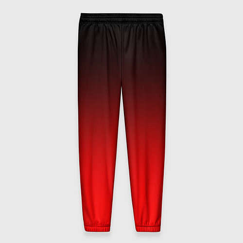 Мужские брюки Градиент: от черного до ярко-красного / 3D-принт – фото 2