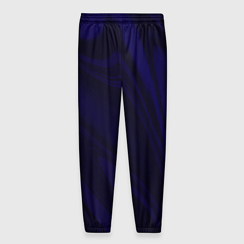 Мужские брюки Абстракция ночной тёмно-синий / 3D-принт – фото 2