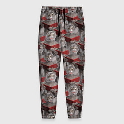 Брюки на резинке мужские Хор котов, цвет: 3D-принт