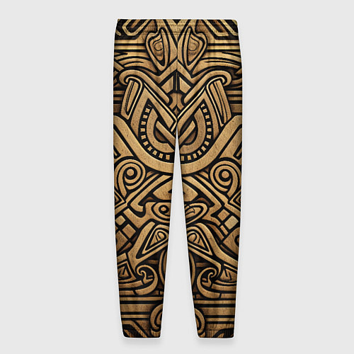 Мужские брюки Орнамент в стиле викингов / 3D-принт – фото 2