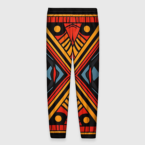 Мужские брюки Геометрический узор в африканском стиле / 3D-принт – фото 2
