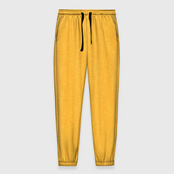 Мужские брюки Жёлтый однотонный текстура