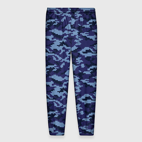 Мужские брюки Камуфляж синий - Тимур / 3D-принт – фото 2