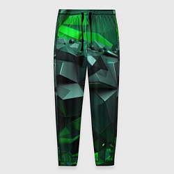 Мужские брюки Зеленый океан абстракции