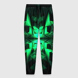 Мужские брюки Абстрактное погружение в зелень