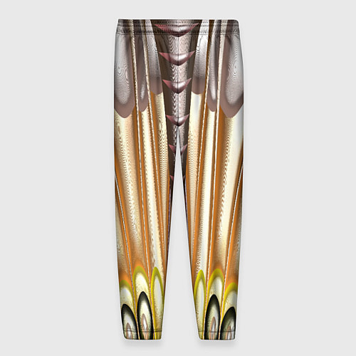Мужские брюки Абстрактный рисунок по мотивам крыла бабочки / 3D-принт – фото 2