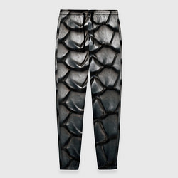Мужские брюки Текстура черного дракона