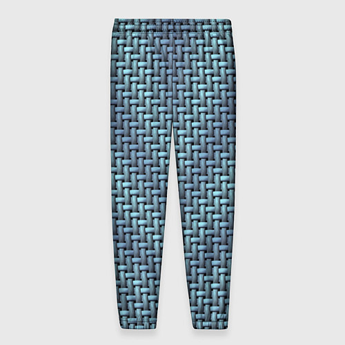 Мужские брюки Текстура саржевого переплетения / 3D-принт – фото 2
