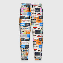 Мужские брюки Ретро магнитофонные кассеты
