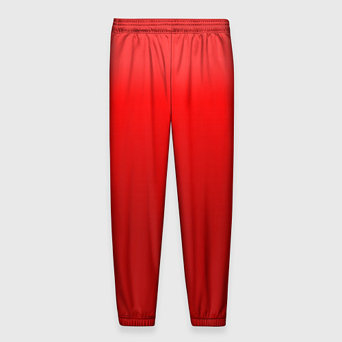 Мужские брюки Кроваво-красный градиент / 3D-принт – фото 2