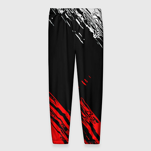 Мужские брюки ФК Манчестер Юнайтед спортивные краски / 3D-принт – фото 2