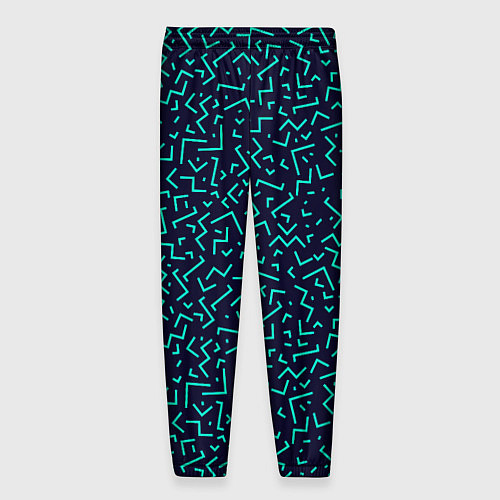 Мужские брюки Neon stripes / 3D-принт – фото 2