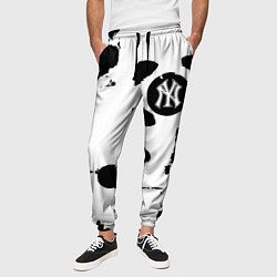 Брюки на резинке мужские New York yankees - baseball team pattern, цвет: 3D-принт — фото 2