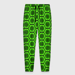 Мужские брюки Энергетический щит - зеленый