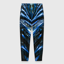 Мужские брюки Синие драгоценные кристаллы