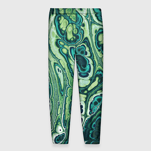Мужские брюки Абстрактный разноцветный узор / 3D-принт – фото 2