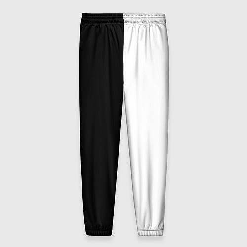 Мужские брюки Тхэквондо черный и белый / 3D-принт – фото 2