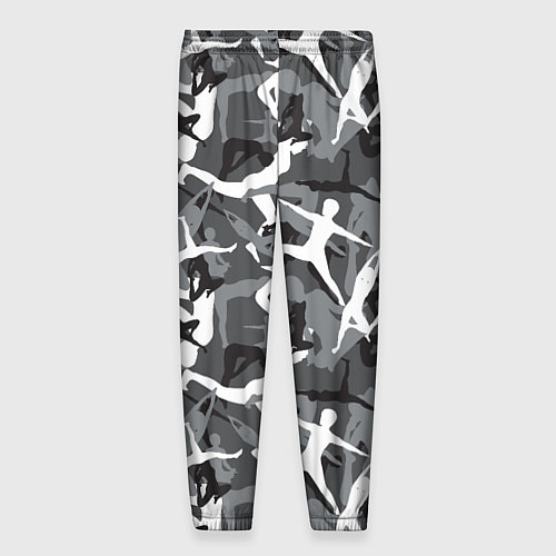 Мужские брюки Гимнастика - камуфляж / 3D-принт – фото 2