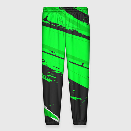 Мужские брюки Bayer 04 sport green / 3D-принт – фото 2