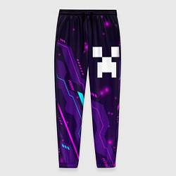 Мужские брюки Minecraft neon gaming