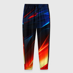 Мужские брюки Geometry stripes neon steel