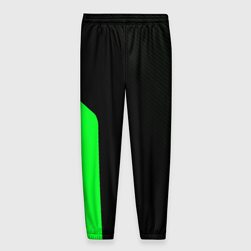 Мужские брюки Skoda pattern sport green / 3D-принт – фото 2