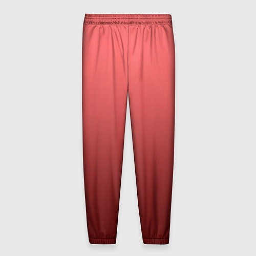 Мужские брюки Оттенок розовый антик градиент / 3D-принт – фото 2