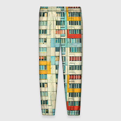 Мужские брюки Яркая панелька / 3D-принт – фото 2