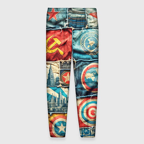 Мужские брюки Пэчворк джинсы в СССР / 3D-принт – фото 2