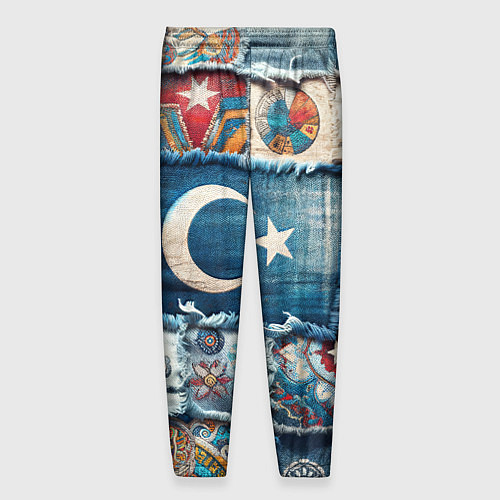 Мужские брюки Пэчворк из Турции / 3D-принт – фото 2