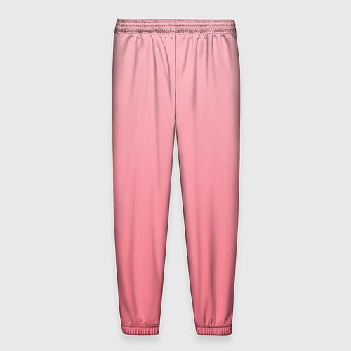 Мужские брюки Нежный розовый градиент / 3D-принт – фото 2