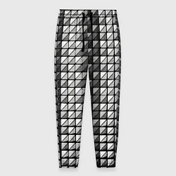 Мужские брюки Чёрно-белые квадраты